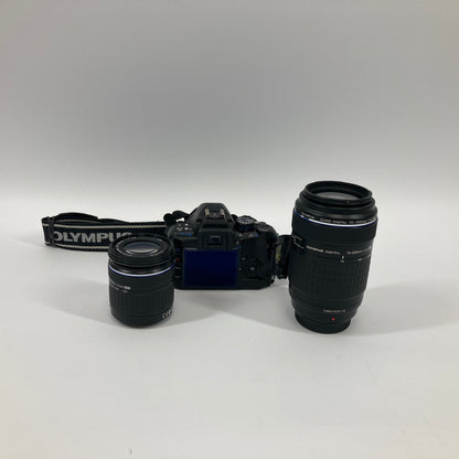 Olympus E-420 10.0MP Digital SLR DSLR Camera Bundle