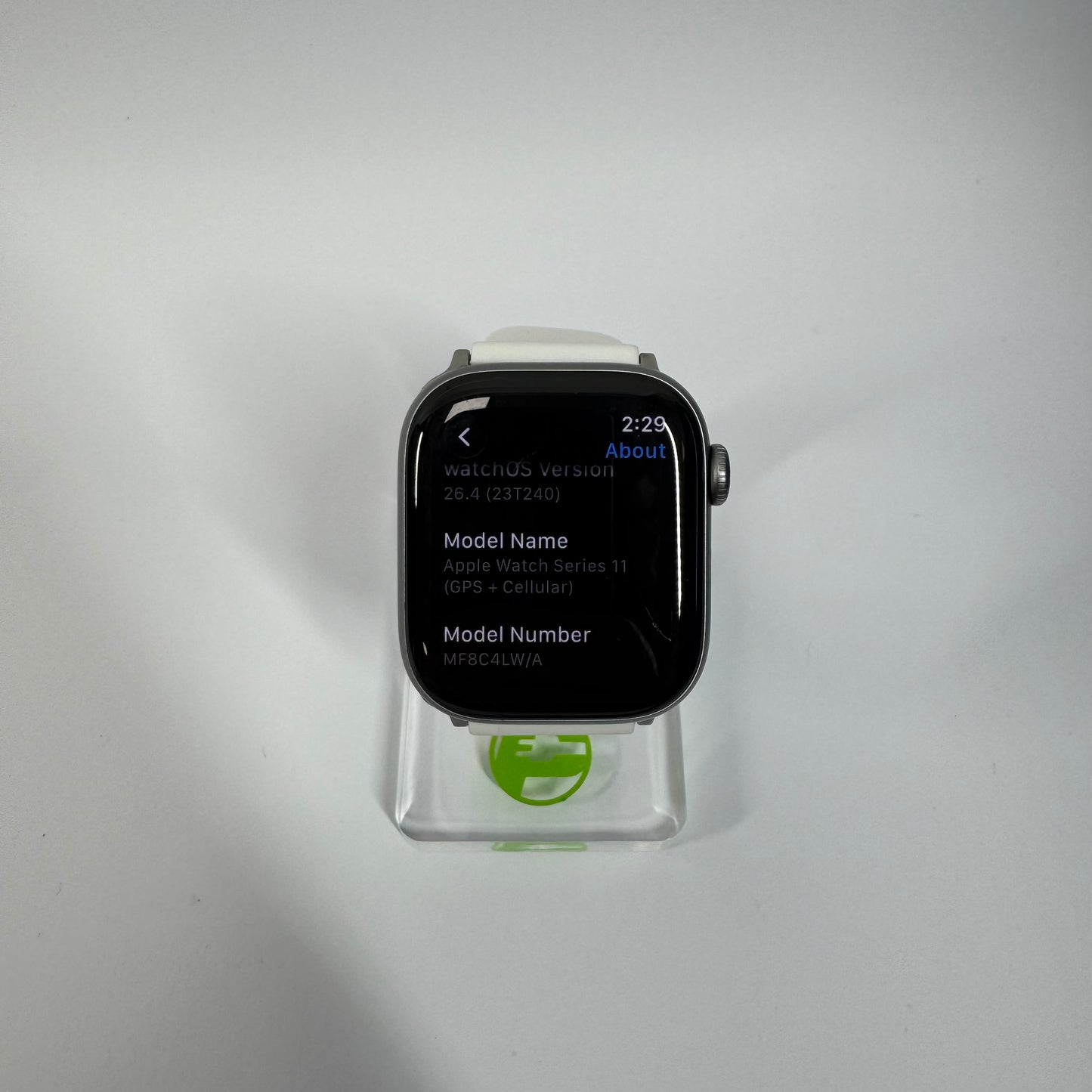 Unlocked Apple Watch Series 11 42MM Space Gray Aluminum Aftermarket Band