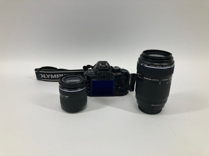 Olympus E-420 10.0MP Digital SLR DSLR Camera Bundle