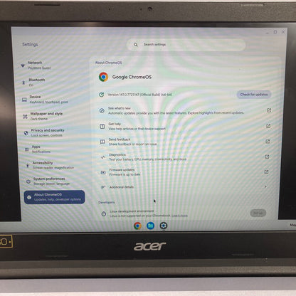 Acer Chromebook 314 14" Celeron N4020 2.8GHz 4GB RAM 2GB SSD GeForce 810M